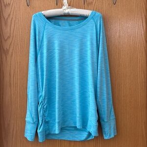 Calvin Klein Performance Long Sleeve Open Back Top- Size XL